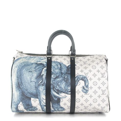 LOUIS VUITTON Savane Monogram Elephant Chapman 